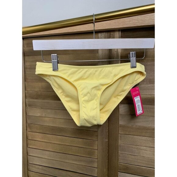 NWT Xhileration Yellow Cheeky Bikini Swim Bottoms Size Small (0/2) - Picture 1 of 5